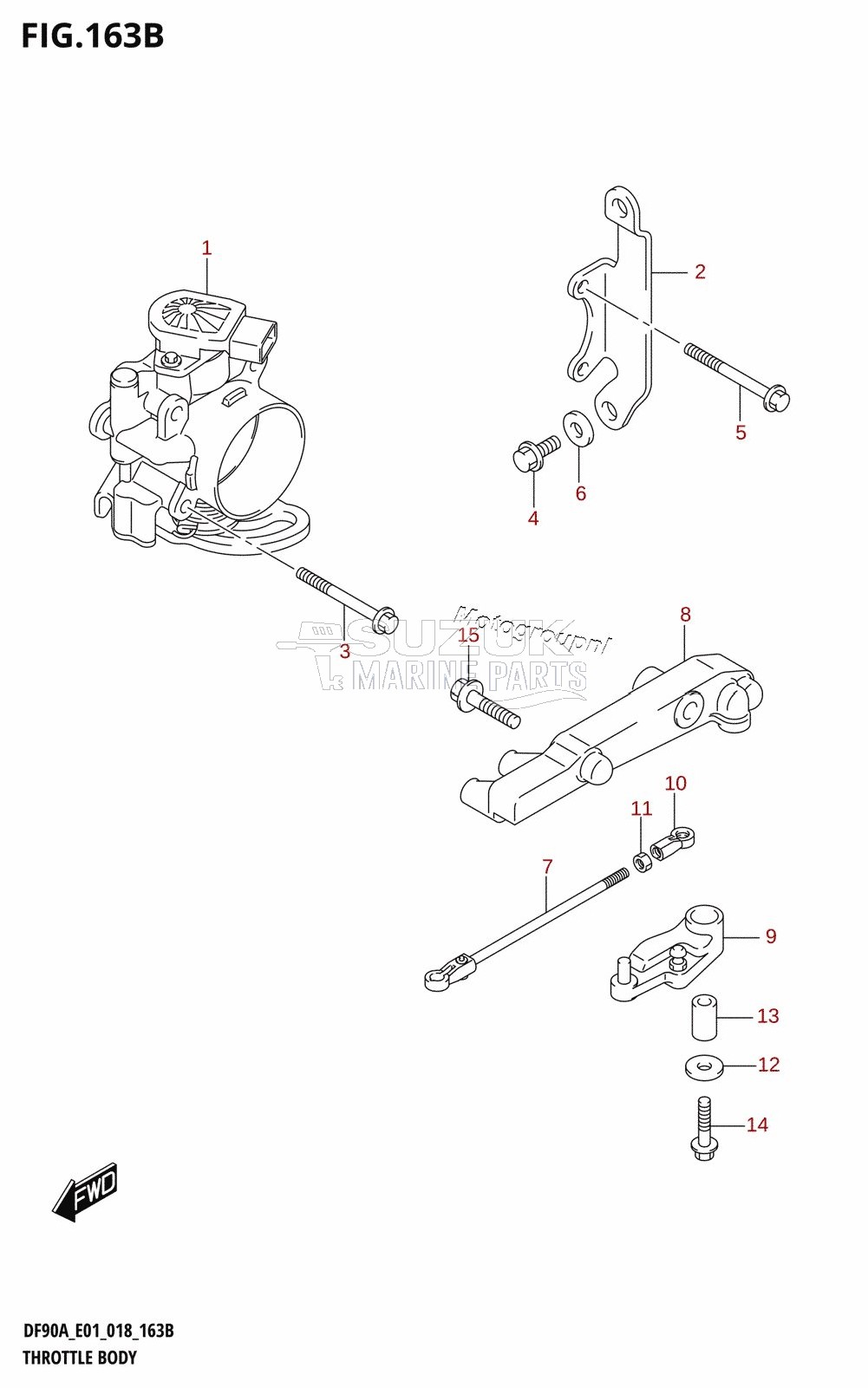 THROTTLE BODY (DF70ATH,DF90ATH)