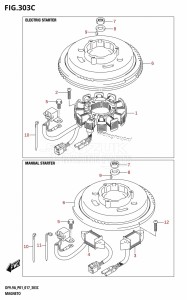 DF8A From 00801F-710001 (P01)  2017 drawing MAGNETO (DF9.9A:P01)