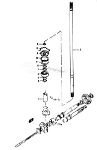 DT4 From d-10001 ()  1983 drawing DRIVESHAFT (S,L TYPE)