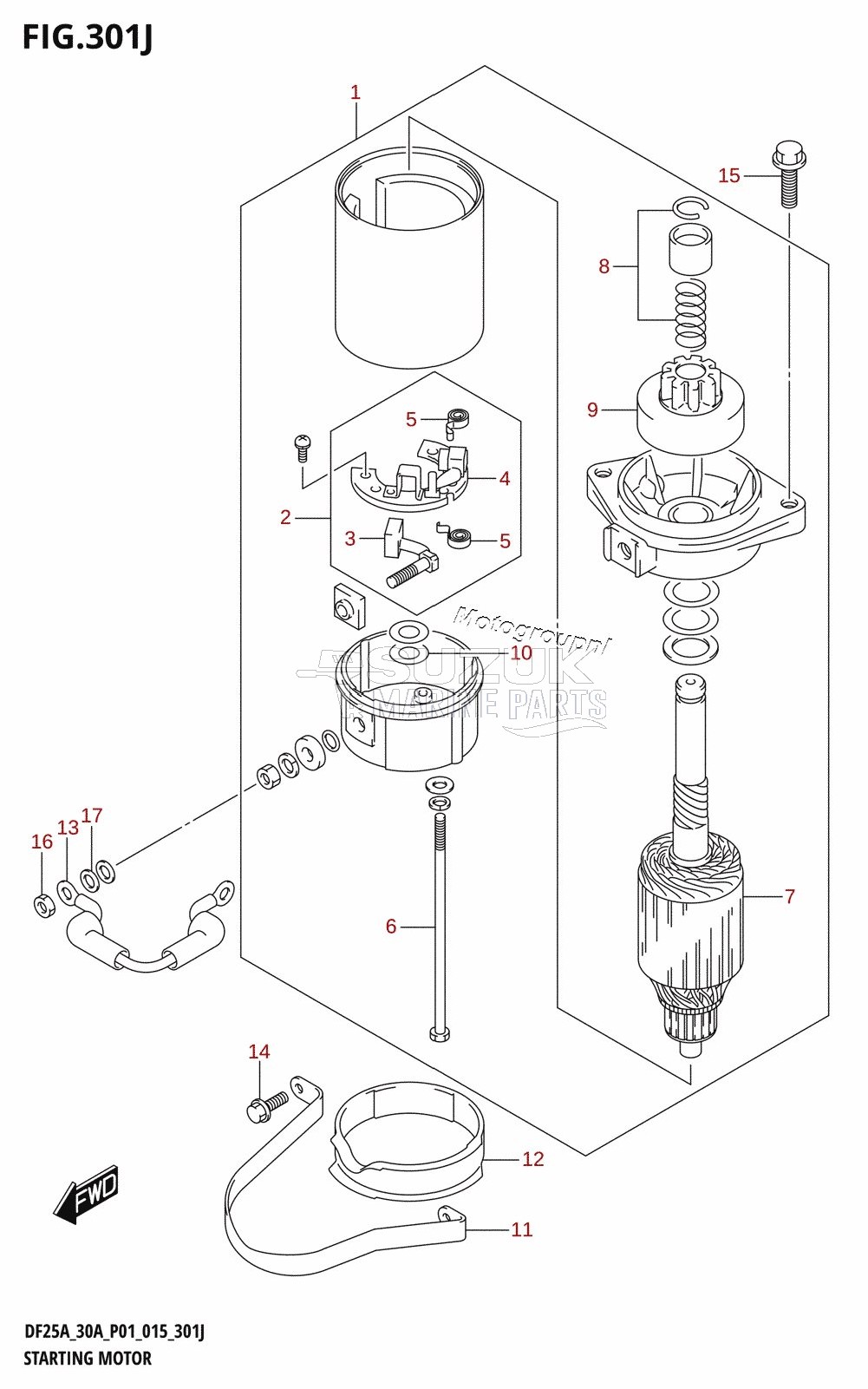 STARTING MOTOR (DF30AQ:P01)