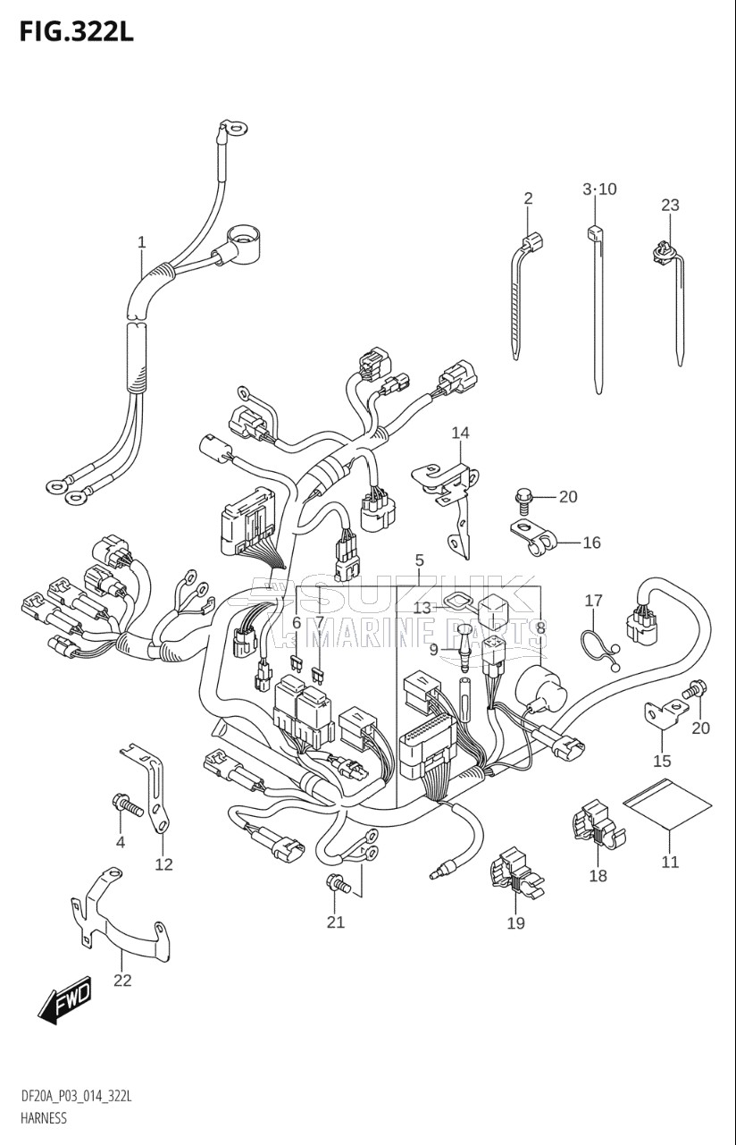 HARNESS (DF20ATH:P03)