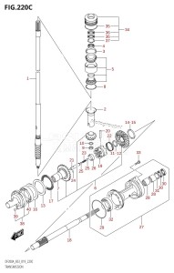 DF150AZ From 15003Z-910001 (E03)  2019 drawing TRANSMISSION (DF200AST)