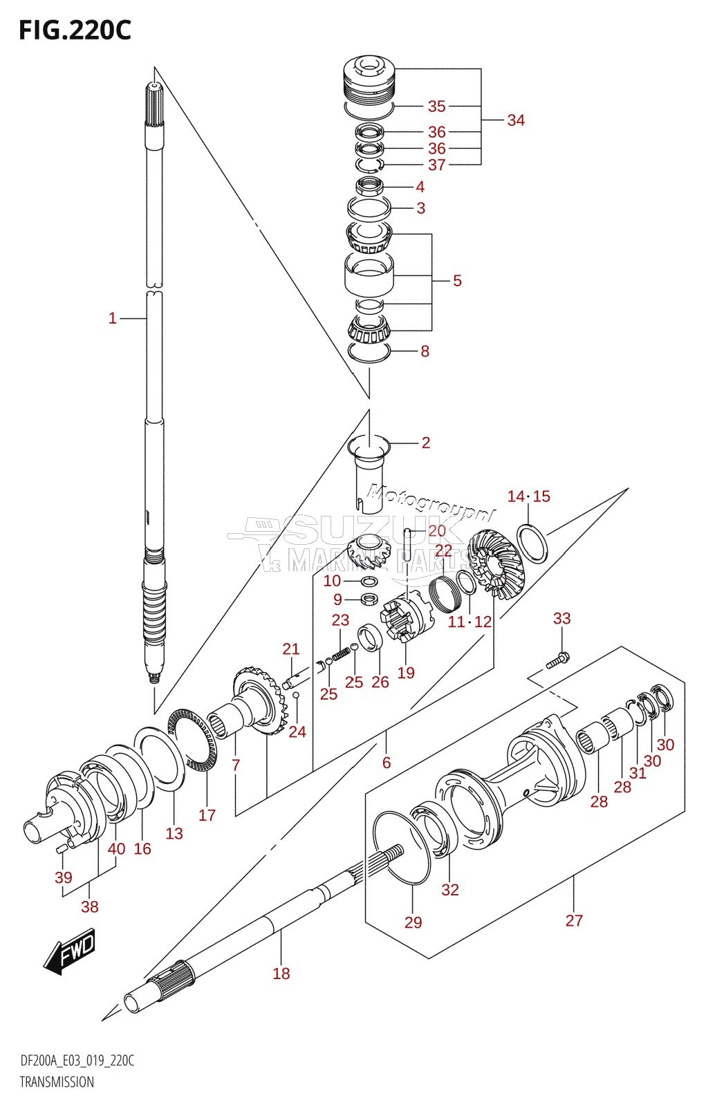 TRANSMISSION (DF200AST)