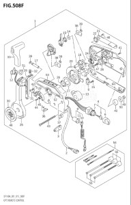 14003Z-510001 (2005) 140hp E01 E40-Gen. Export 1 - Costa Rica (DF140AZ) DF140AZ drawing OPT:REMOTE CONTROL (DF140AT:E01)