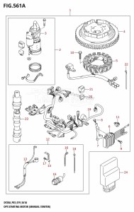 DF9.9B From 00995F-910001 (P03)  2019 drawing OPT:STARTING MOTOR (MANUAL STARTER) (M-STARTER:DF9.9B)