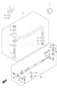 Outboard DF 140A drawing Drag Link