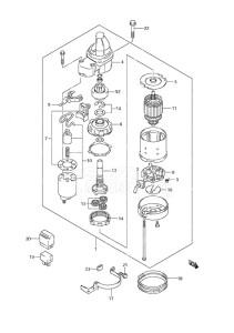 DF 40 drawing Starting Motor