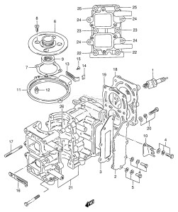 DT8S From 0801-011001 ()  1990 drawing CYLINDER (DT5 ~MODEL:94)