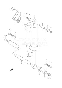 Outboard DF 25 drawing Gas Cylinder