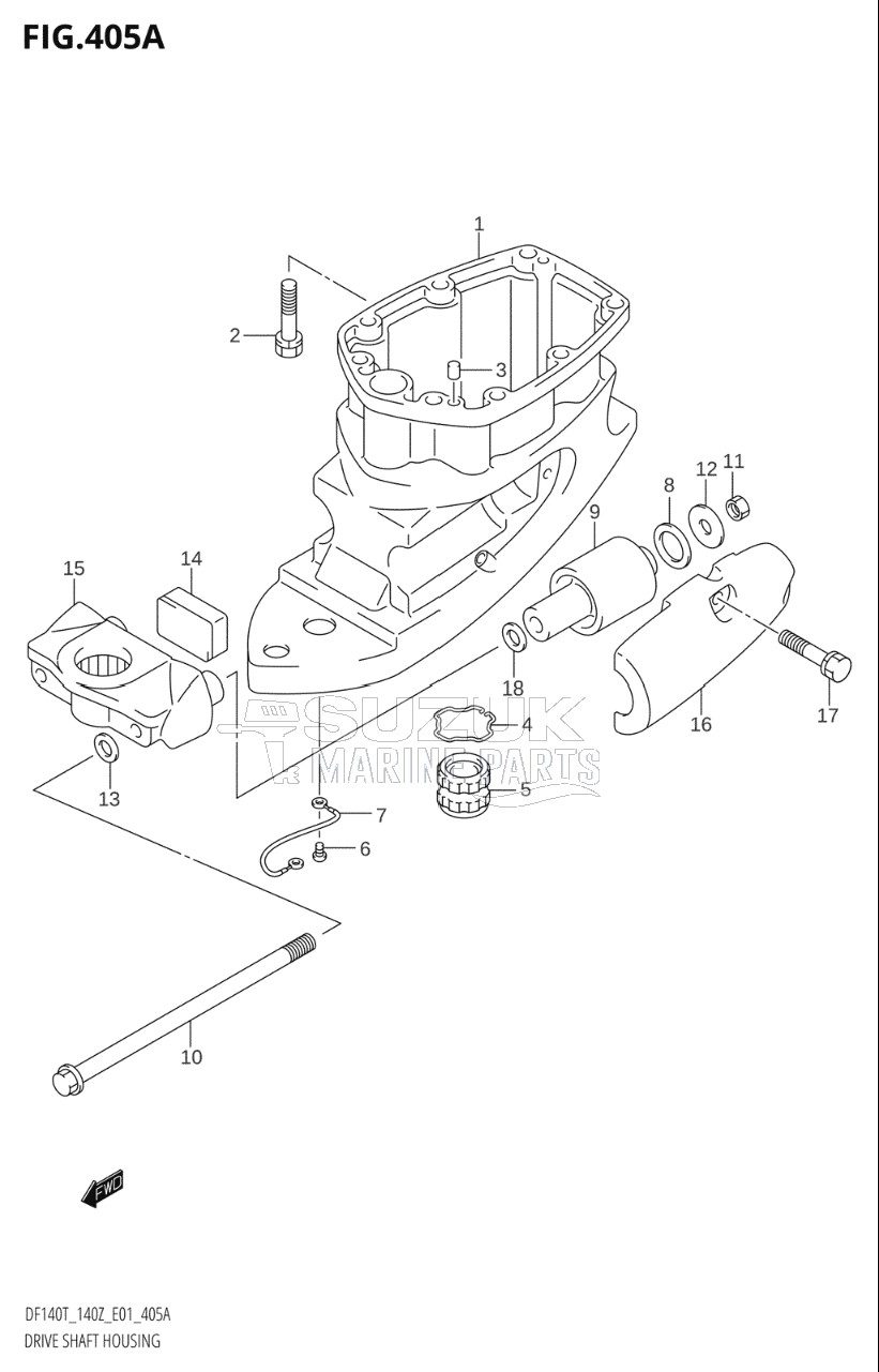 DRIVE SHAFT HOUSING