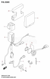 DF60A From 06002F-710001 (E03)  2017 drawing PTT SWITCH /​ ENGINE CONTROL UNIT (DF50AVT:E03)