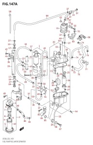 DF300 From 30002F-010001 (E03)  2010 drawing FUEL PUMP /​ FUEL VAPOR SEPARATOR (K7,K8,K9,K10)