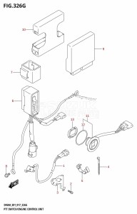 DF40A From 04004F-710001 (E34-Italy)  2017 drawing PTT SWITCH /​ ENGINE CONTROL UNIT (DF60A:E01)