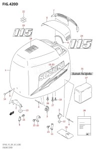 DF115AST From 11504F-040001 (E03)  2020 drawing ENGINE COVER (DF115T:E40)