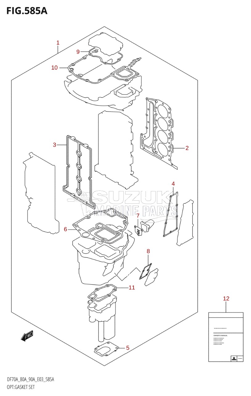 OPT:GASKET SET