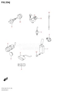 02504F-710001 (2017) 25hp P01-Gen. Export 1 (DF25A  DF25AR  DF25AT  DF25ATH) DF25A drawing SENSOR / SWITCH (DF30AQ:P01)