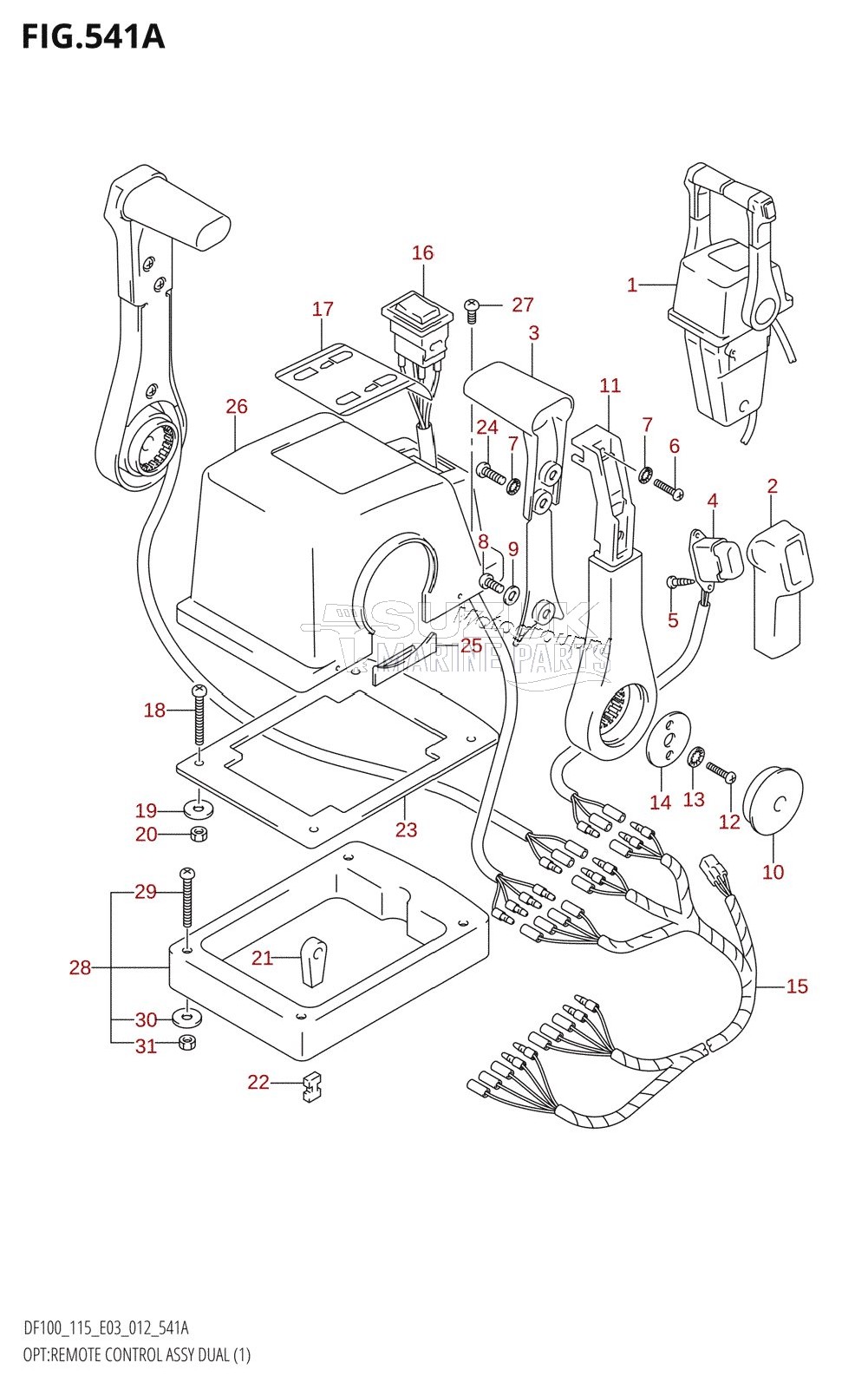 OPT:REMOTE CONTROL ASSY DUAL (1)