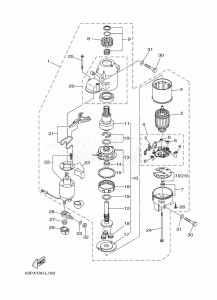 FL150BETX drawing STARTER-MOTOR