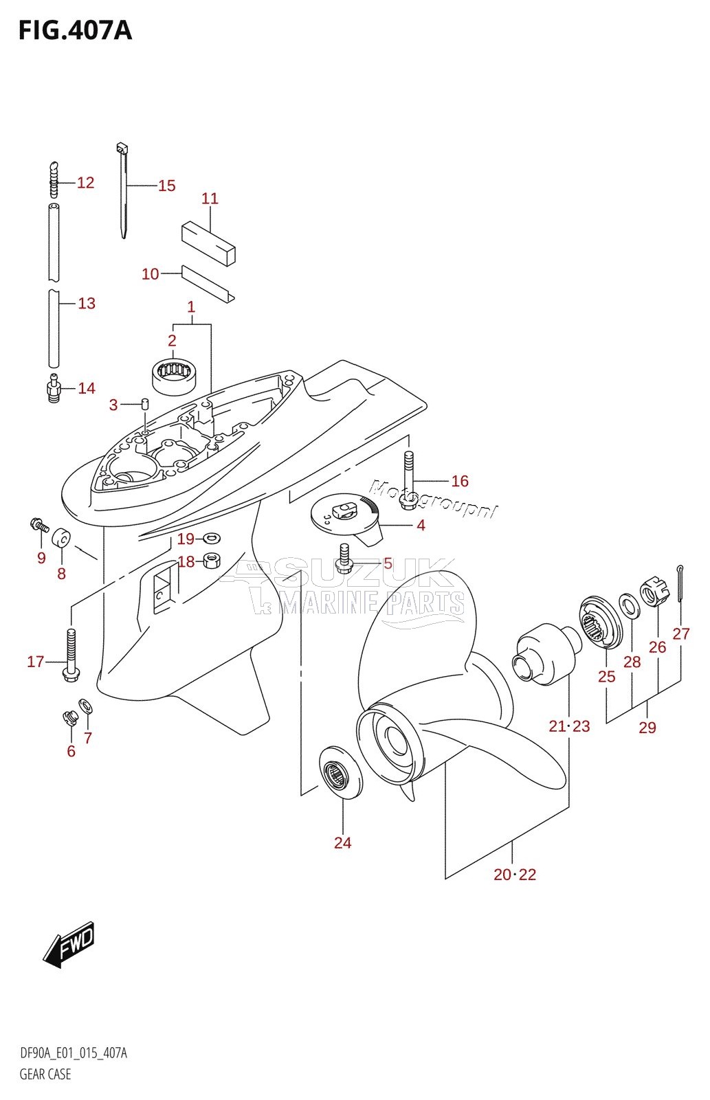 GEAR CASE (DF70A:E01)