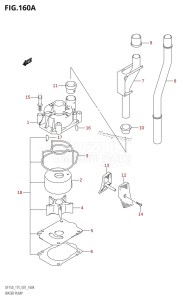 DF150Z From 15001Z-680001 (E01 E40)  2006 drawing WATER PUMP