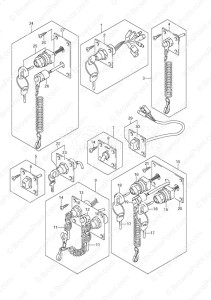 DF 140 drawing Switch C/R (2002-2004)