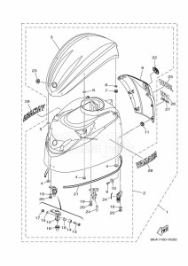 F300F drawing FAIRING-UPPER