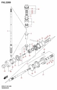 DF200 From 20002F-340001 (E01 E40)  2023 drawing TRANSMISSION (DF225Z)