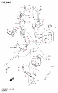 DF30A From 03003F-610001 (P01 P40)  2016 drawing FUEL PUMP (DF30A:P40)