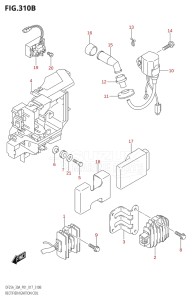 02504F-710001 (2017) 25hp P01-Gen. Export 1 (DF25A  DF25AR  DF25AT  DF25ATH) DF25A drawing RECTIFIER / IGNITION COIL (DF25AR:P01)