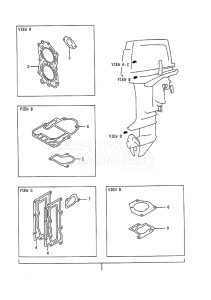 Outboard DT 8c drawing Gasket Set