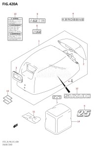 DT25 From 02503K-210001 (P36-)  2012 drawing ENGINE COVER (DT25K:P36)