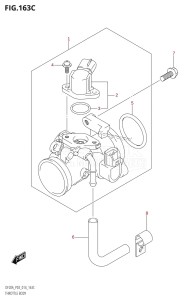 DF20A From 02002F-410001 (P03)  2014 drawing THROTTLE BODY (DF9.9BT:P03)