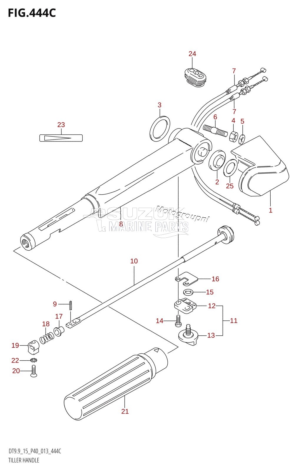 TILLER HANDLE (DT9.9K:P36)