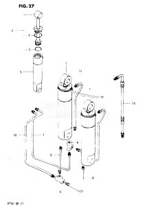 DT50 From 5001-300001 ()  1978 drawing TRIM CYLINDER