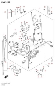 DF175Z From 17502Z-710001 (E03)  2017 drawing HARNESS (DF150ST:E03)