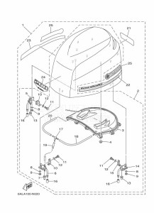 F225XA-2016 drawing FAIRING-UPPER