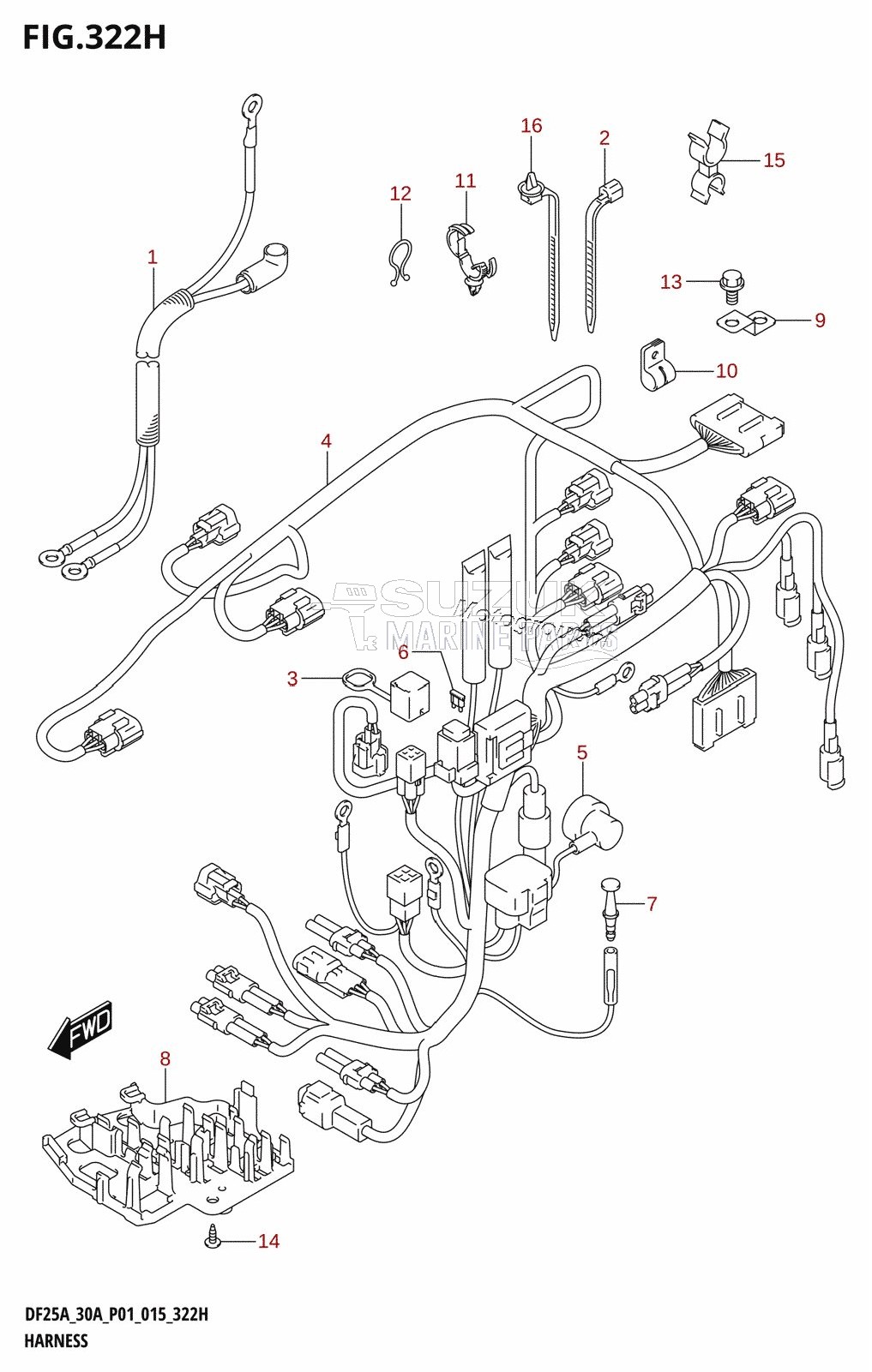 HARNESS (DF30ATH:P01)