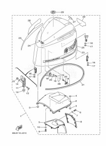 FL350AET1U drawing FAIRING-UPPER