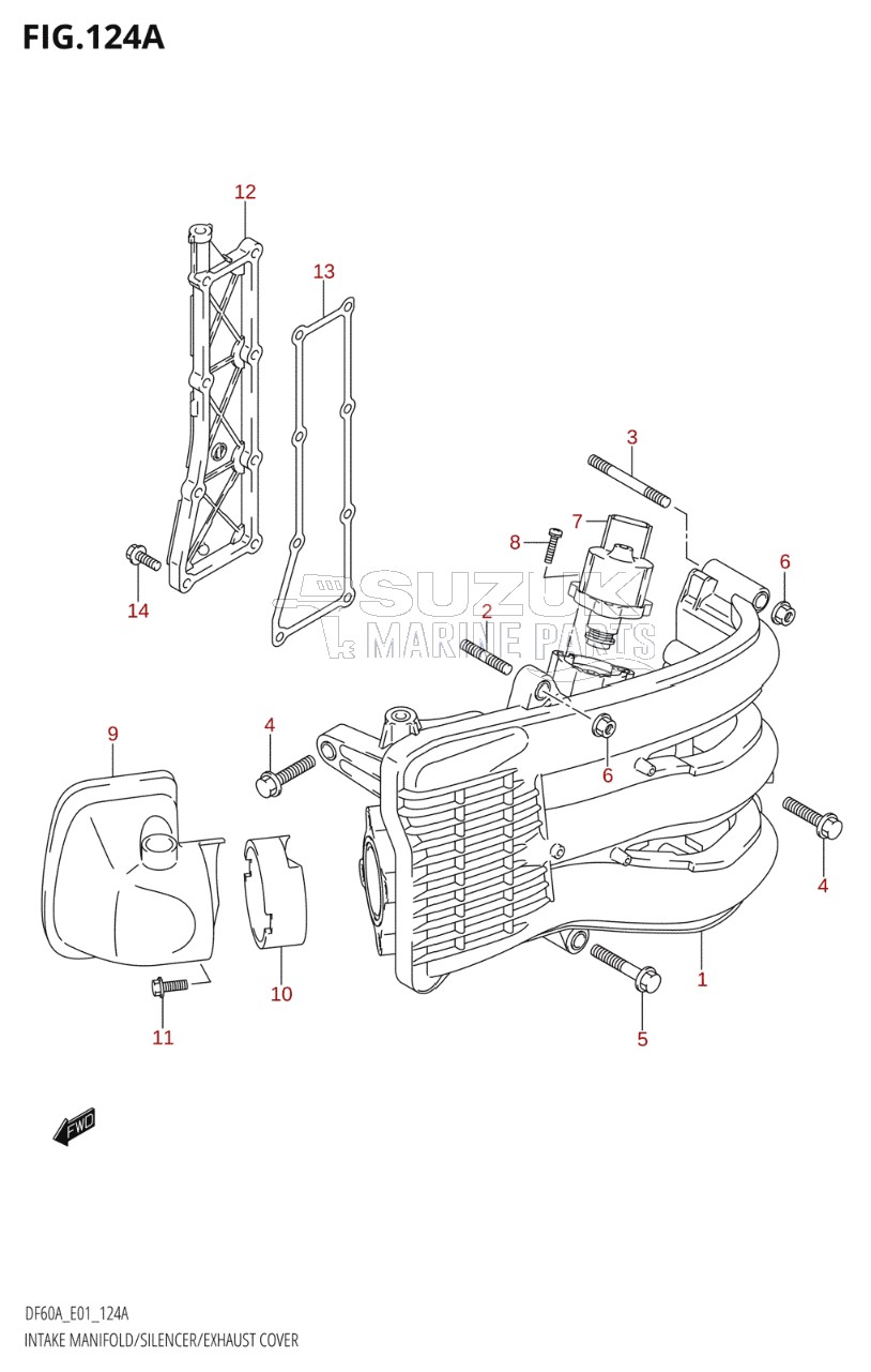 INTAKE MANIFOLD / SILENCER / EXHAUST COVER