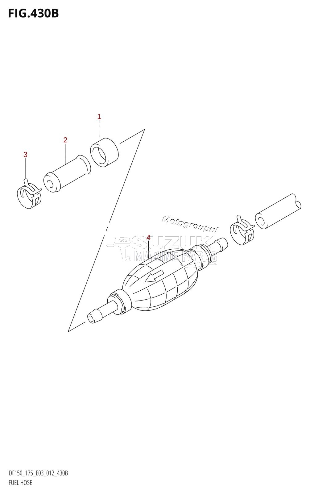 FUEL HOSE (DF150Z:E03)