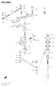 DF150Z From 15002Z-410001 (E03)  2014 drawing CLUTCH SHAFT (DF150ZG:E03)