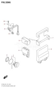 DF140A From 14003F-510001 (E40)  2015 drawing PTT SWITCH /​ ENGINE CONTROL UNIT (DF140AT:E40)