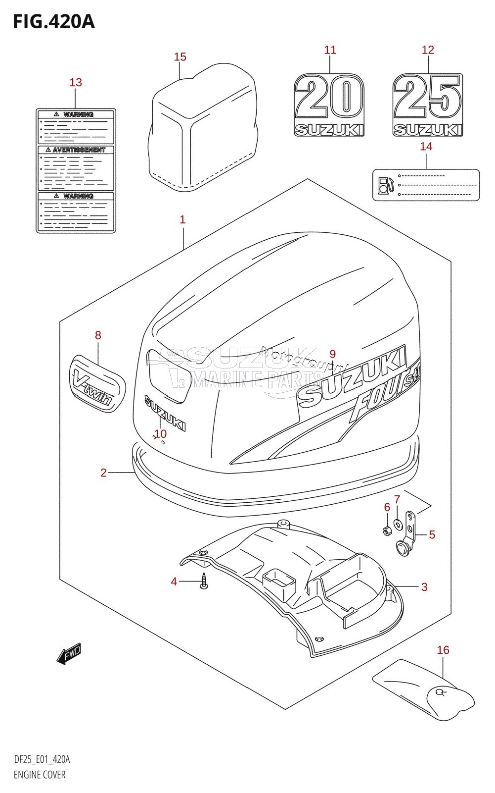 ENGINE COVER (K6,K7,K8,K9)