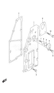 Outboard DF 200AP drawing Exhaust Cover