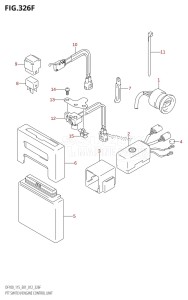 DF115AST From 11504F-040001 (E03)  2020 drawing PTT SWITCH /​ ENGINE CONTROL UNIT (DF115Z:E40)