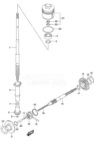 Outboard DF 25A drawing Transmission