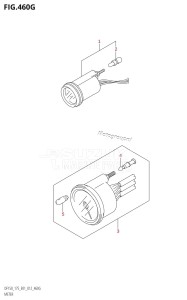 DF175Z From 17502Z-210001 (E01 E40)  2012 drawing METER (DF175Z:E01)