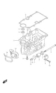 DF 25A drawing Engine Holder