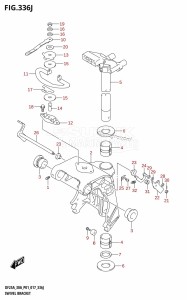 DF30A From 03003F-710001 (P01 P40)  2017 drawing SWIVEL BRACKET (DF30AQ:P01)