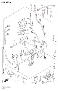 DF80A From 08002F-510001 (E01 E40)  2015 drawing HARNESS